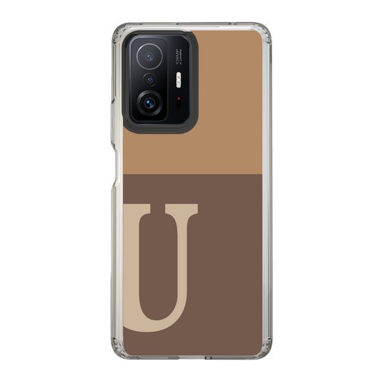 Slim Protection Case［ Original - initial two tone - U brown ］