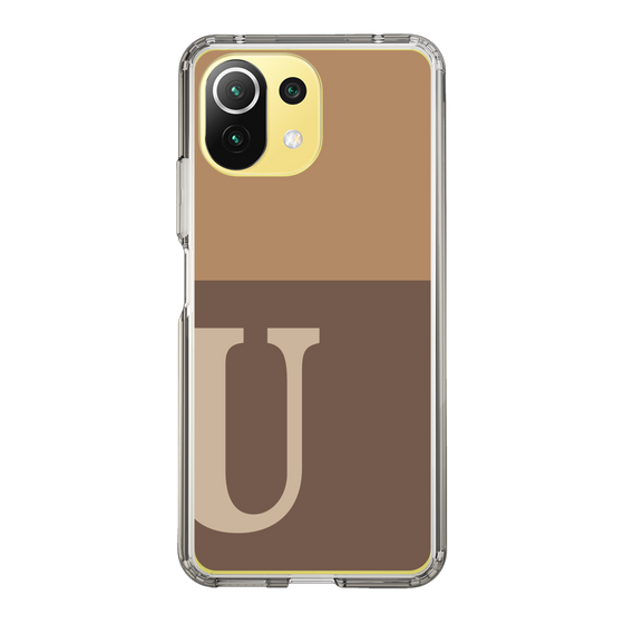 Slim Protection Case［ Original - initial two tone - U brown ］