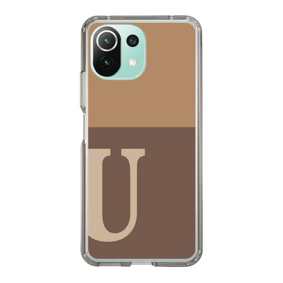 Slim Protection Case［ Original - initial two tone - U brown ］
