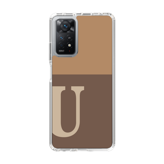 Slim Protection Case［ Original - initial two tone - U brown ］