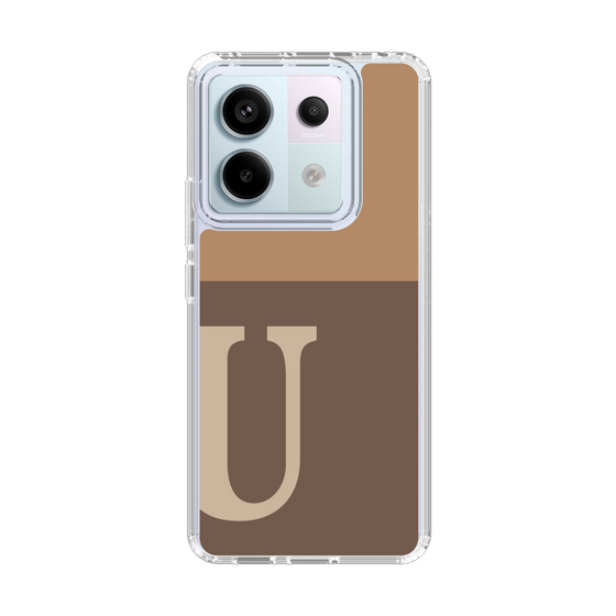Slim Protection Case［ Original - initial two tone - U brown ］