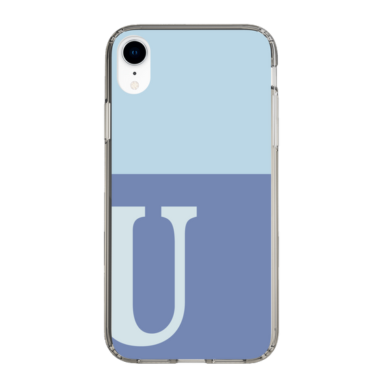 Slim Protection Case［ Original - initial two tone - U blue ］