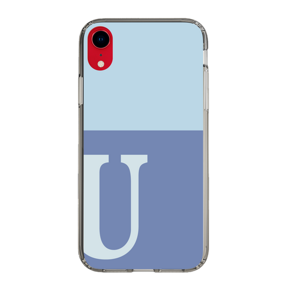 Slim Protection Case［ Original - initial two tone - U blue ］