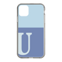 Slim Protection Case［ Original - initial two tone - U blue ］