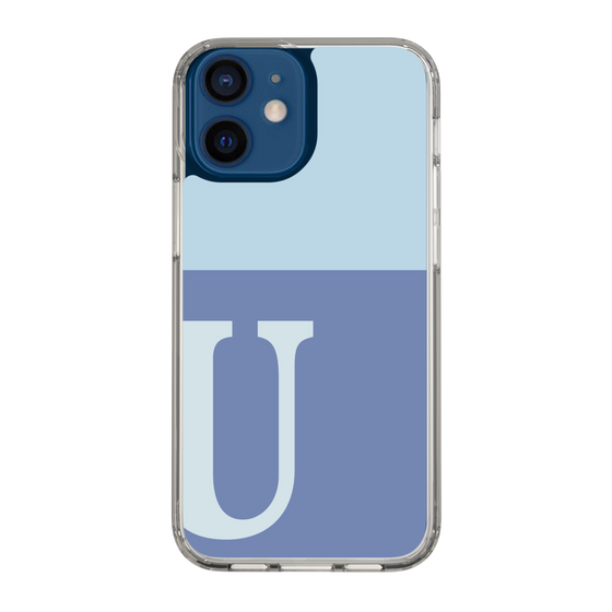 Slim Protection Case［ Original - initial two tone - U blue ］