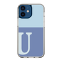 Slim Protection Case［ Original - initial two tone - U blue ］