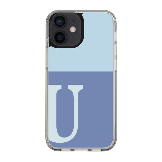 Slim Protection Case［ Original - initial two tone - U blue ］