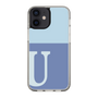 Slim Protection Case［ Original - initial two tone - U blue ］