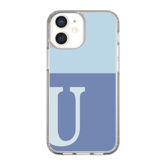 Slim Protection Case［ Original - initial two tone - U blue ］