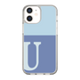 Slim Protection Case［ Original - initial two tone - U blue ］