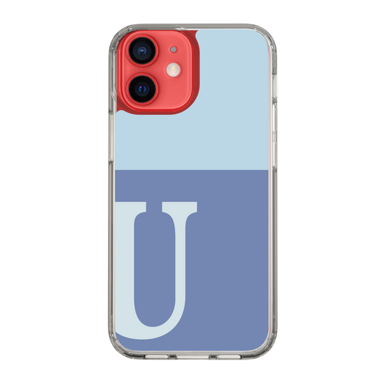 Slim Protection Case［ Original - initial two tone - U blue ］