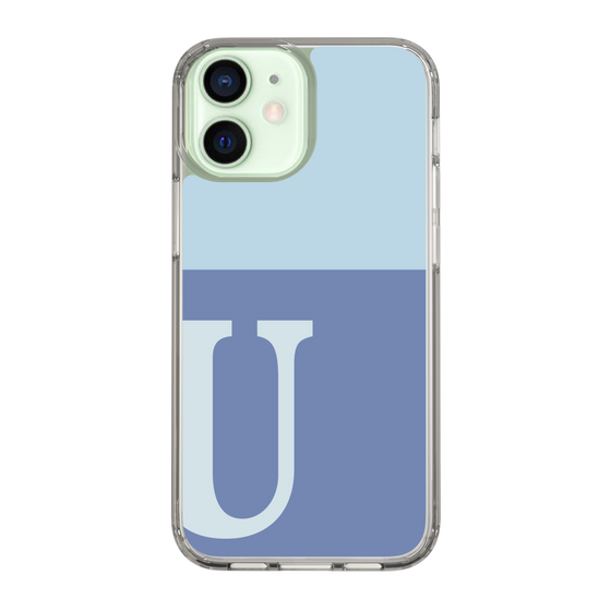Slim Protection Case［ Original - initial two tone - U blue ］