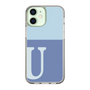 Slim Protection Case［ Original - initial two tone - U blue ］