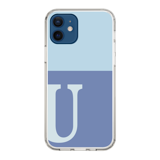 Slim Protection Case［ Original - initial two tone - U blue ］