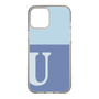 Slim Protection Case［ Original - initial two tone - U blue ］