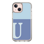 Slim Protection Case［ Original - initial two tone - U blue ］