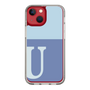 Slim Protection Case［ Original - initial two tone - U blue ］