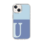 Slim Protection Case［ Original - initial two tone - U blue ］