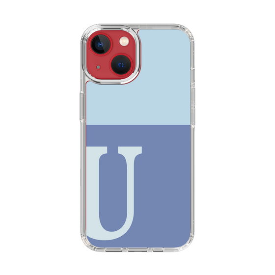 Slim Protection Case［ Original - initial two tone - U blue ］