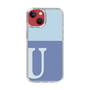 Slim Protection Case［ Original - initial two tone - U blue ］
