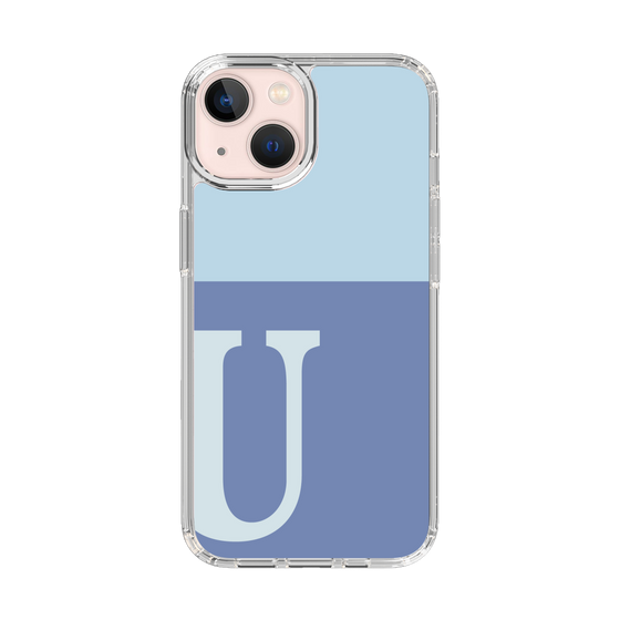 Slim Protection Case［ Original - initial two tone - U blue ］