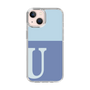 Slim Protection Case［ Original - initial two tone - U blue ］