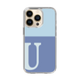 Slim Protection Case［ Original - initial two tone - U blue ］