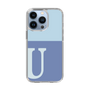 Slim Protection Case［ Original - initial two tone - U blue ］