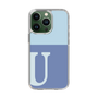 Slim Protection Case［ Original - initial two tone - U blue ］