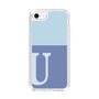 Slim Protection Case［ Original - initial two tone - U blue ］