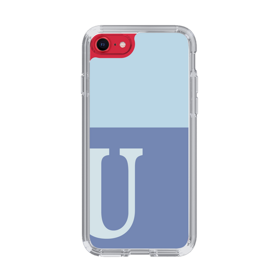 Slim Protection Case［ Original - initial two tone - U blue ］