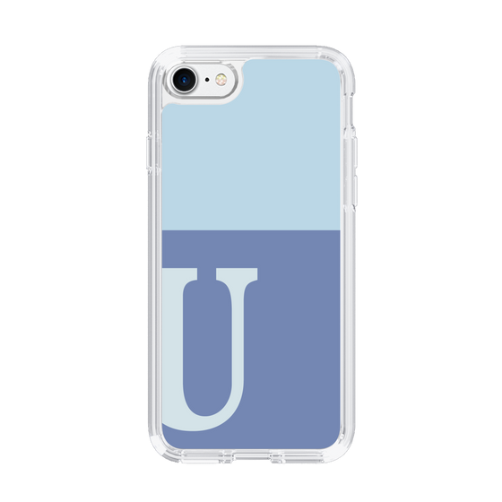 Slim Protection Case［ Original - initial two tone - U blue ］