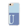Slim Protection Case［ Original - initial two tone - U blue ］