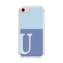 Slim Protection Case［ Original - initial two tone - U blue ］