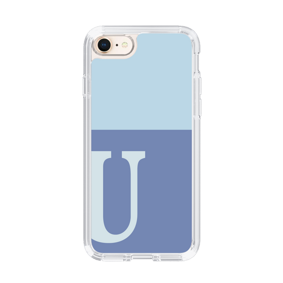 Slim Protection Case［ Original - initial two tone - U blue ］