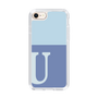 Slim Protection Case［ Original - initial two tone - U blue ］