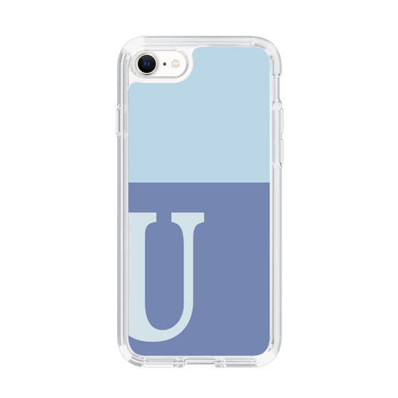 Slim Protection Case［ Original - initial two tone - U blue ］