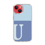 Slim Protection Case［ Original - initial two tone - U blue ］