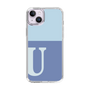 Slim Protection Case［ Original - initial two tone - U blue ］