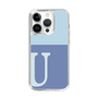 Slim Protection Case［ Original - initial two tone - U blue ］