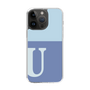 Slim Protection Case［ Original - initial two tone - U blue ］