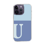 Slim Protection Case［ Original - initial two tone - U blue ］