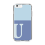 Slim Protection Case［ Original - initial two tone - U blue ］