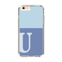 Slim Protection Case［ Original - initial two tone - U blue ］