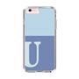 Slim Protection Case［ Original - initial two tone - U blue ］