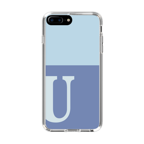Slim Protection Case［ Original - initial two tone - U blue ］