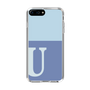 Slim Protection Case［ Original - initial two tone - U blue ］