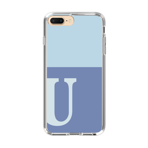 Slim Protection Case［ Original - initial two tone - U blue ］