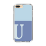 Slim Protection Case［ Original - initial two tone - U blue ］