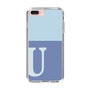 Slim Protection Case［ Original - initial two tone - U blue ］